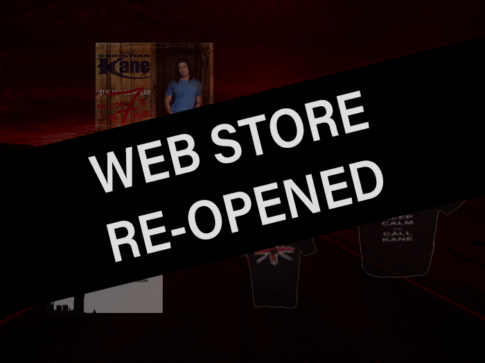 Christian Kane Webstore is Re-Opened!