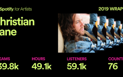 2019 Wrapped for Artists on Spotify